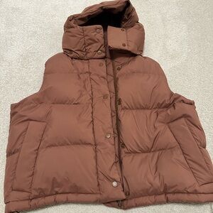 Wunder Puff 600-Down-Fill Cropped
Vest
Roasted Brown